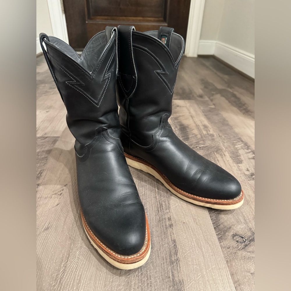 Tecovas Black Knox Men’s Roper Boot